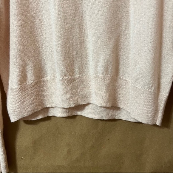 Everlane | Cashmere Crop Mock Neck Sweater Pullover Pink Size XS - Picture 8 of 14